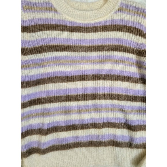 Vestique Sonya Sweater Multicolor Stripe Size L EUC - Picture 3 of 6